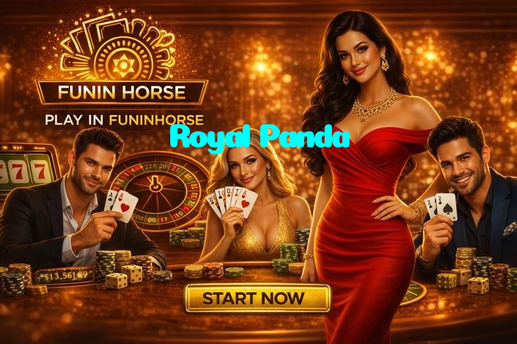 Royal Panda casino presented on mobile device in Pakistan with slots and live games